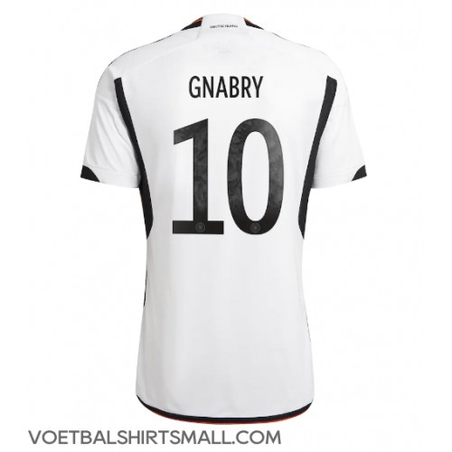Duitsland Serge Gnabry #10 Voetbalkleding Thuisshirt WK 2022 Korte Mouwen